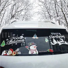 برچسب پنجره کریسمس