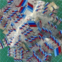 استیکر آبکاری شده