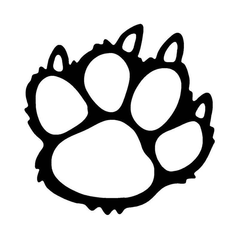 Bear Claws Decal Sticker Adhesive Transparent